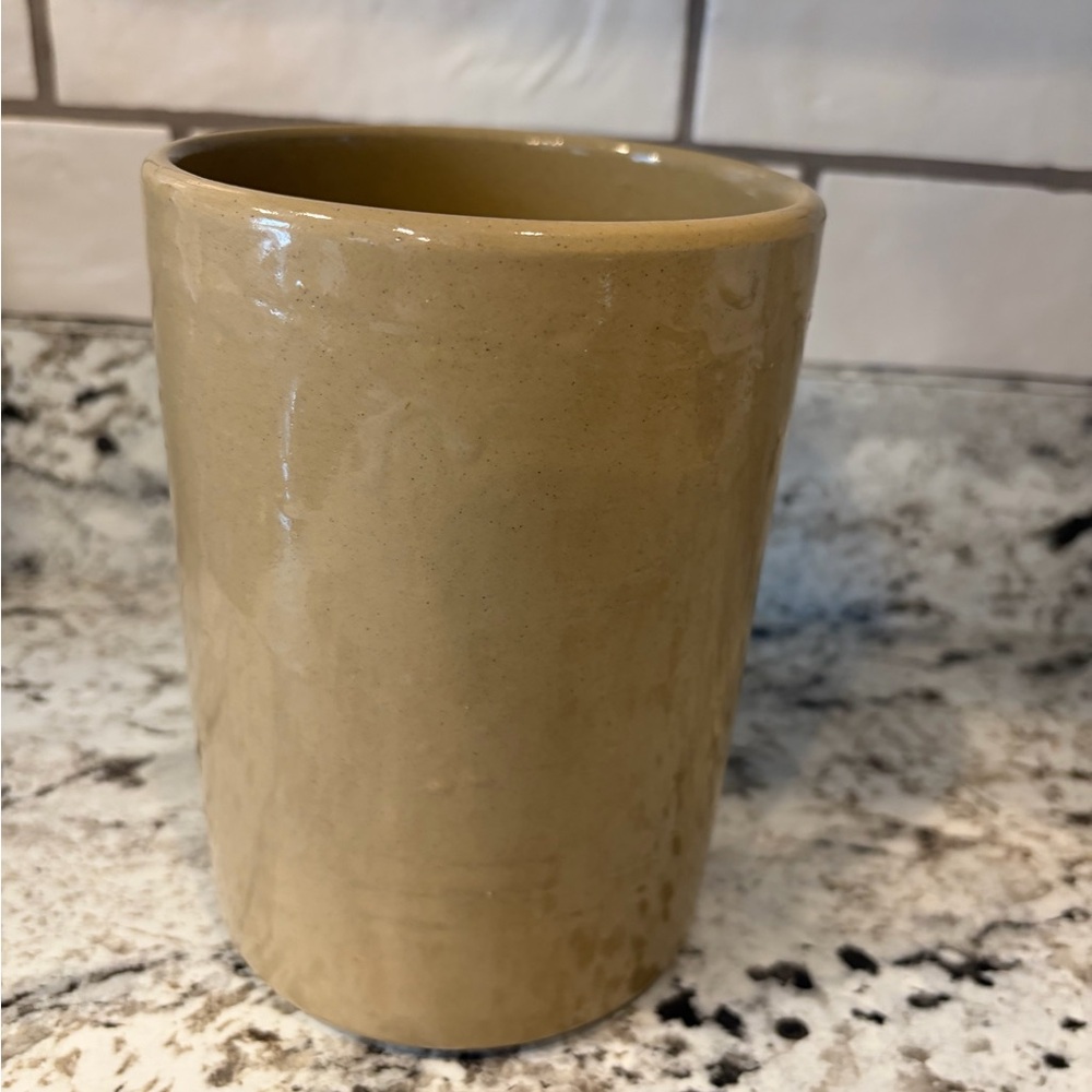 Pearson Beige Vintage Ceramic Kitchen Utensil Holder with Printed Graphic - Picture 4 of 9